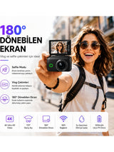 Teknomie Viora 4K Ultra HD Mini Kamera