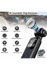 Teknomie 4K Ultra HD Taşınabilir Vlog Kamerası