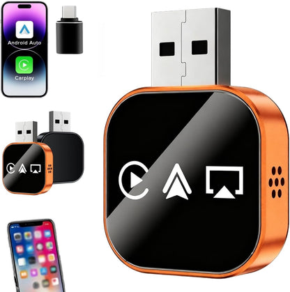 4 in 1 Ekran Yansıtmalı Kablosuz CarPlay & Android Auto Adaptör