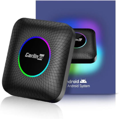 Carlinkit Ai Box Ambient 8GB/128GB – Android 13 Akıllı Araç Kutusu | Kablosuz CarPlay & Android Auto, YouTube • Netflix • TikTok • Google Play Destekli, 4G + Wi-Fi, 8 Çekirdek, 8 GB RAM + 128 GB ROM