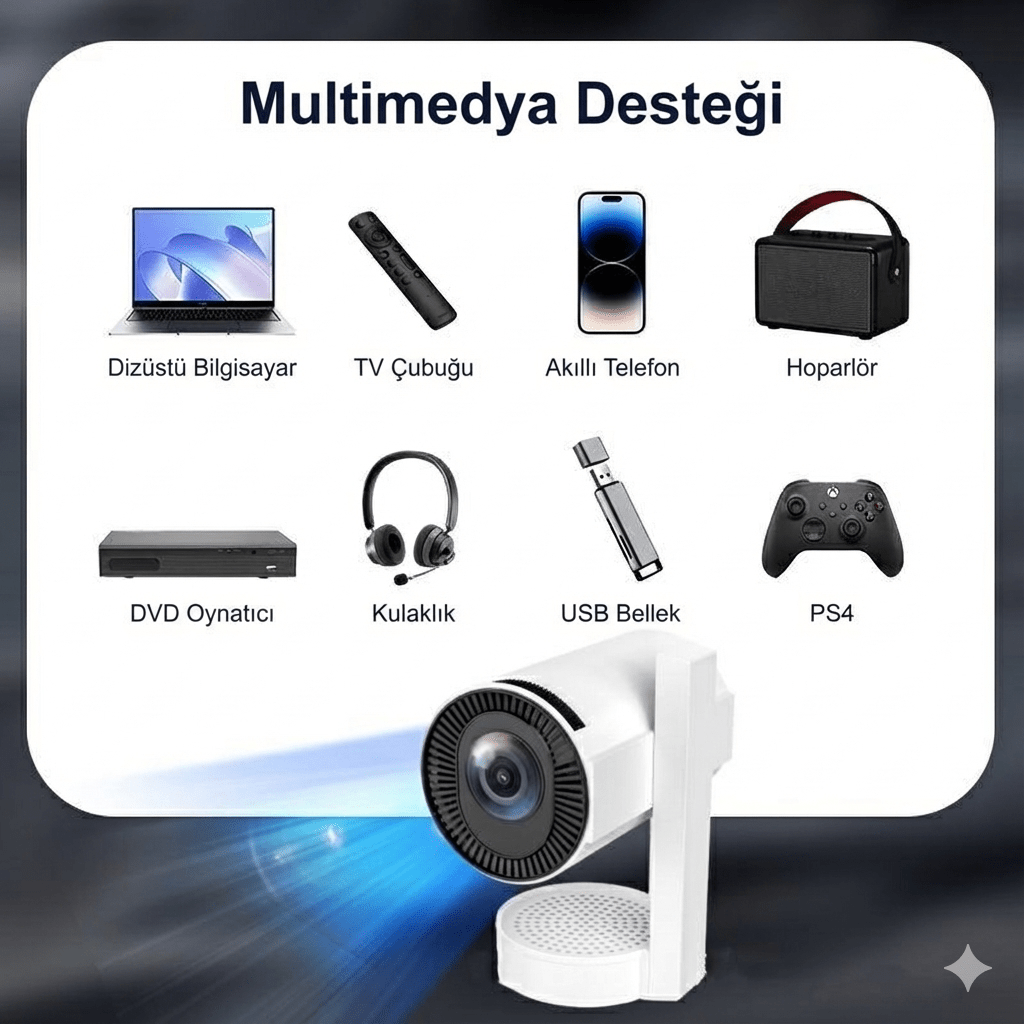 Teknomie Nova Go Traveler Projeksiyon Cihazı