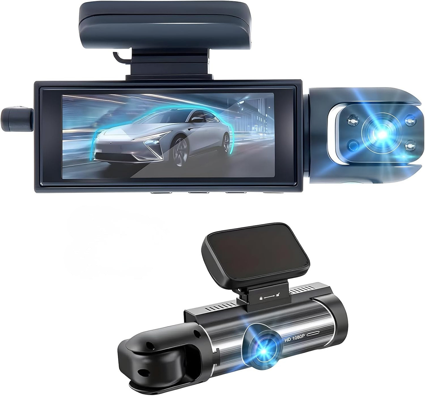 A2 Pro Dash Cam Araç Kamerası – Süper Gece Görüşü, G-Sensör Acil Kilit, 24 Saat Park Modu, WDR, Loop Recording