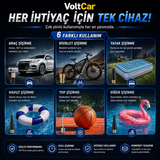 AT002 Akü Takviye Cihazı – Araç Marş Cihazı, Lastik Şişirme, Powerbank, LED Işık