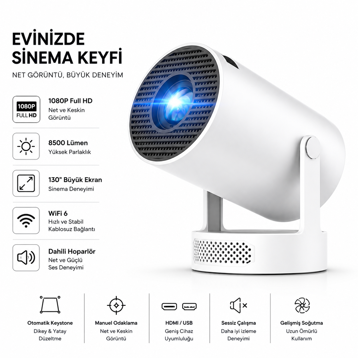 Teknomie Nova Pro Projeksiyon Cihazı