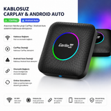 Ai Box Ambient 8GB/128GB Kablosuz Carplay Multimedya Cihazı