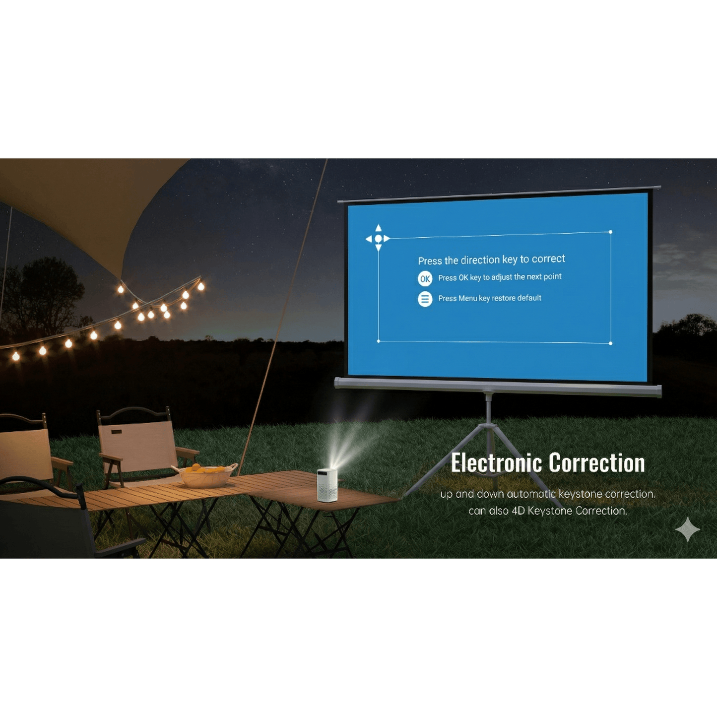 Teknomie Nova Go Mini Projeksiyon Cihazı