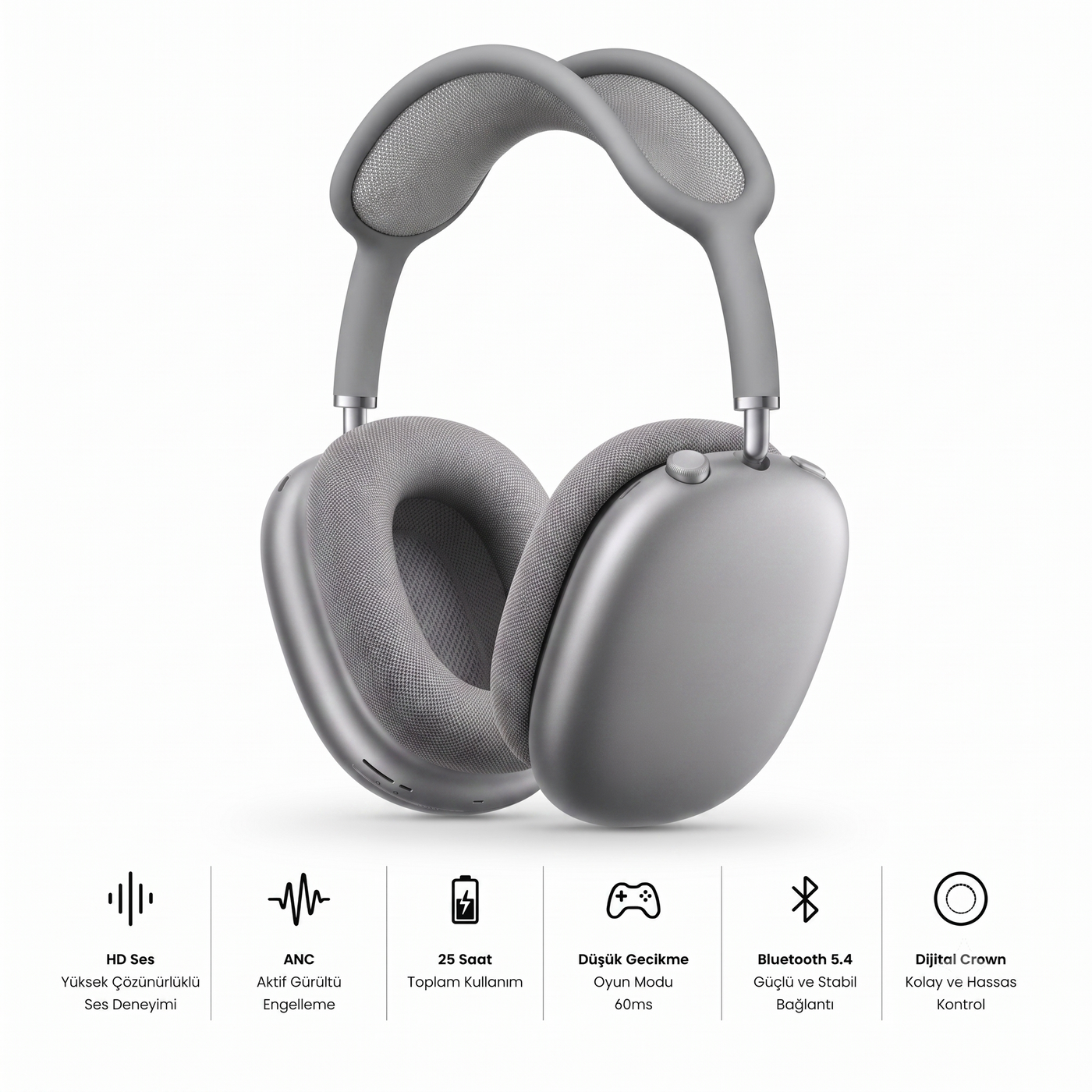 Air Pro Max Anc Gürültü Engelleyici Bluetooth Kulaklık
