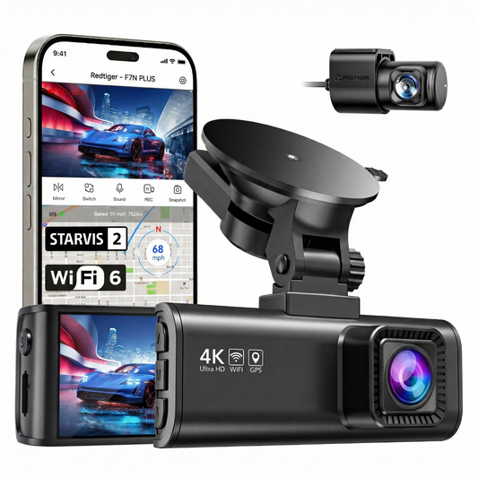 Teknomie 4 Kanallı Full HD Araç Kamerası - 360° Tam Koruma & Wi-Fi Uygulama Destekli