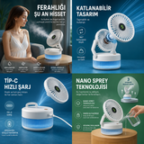 Teknomie SDG Spreyli Turbo Masaüstü Fanı