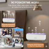 Denizanası Ve Volkan Efektli Hava Nemlendirici Aroma Difüzör 300ml Ses Sensörlü Rgb Işıklı